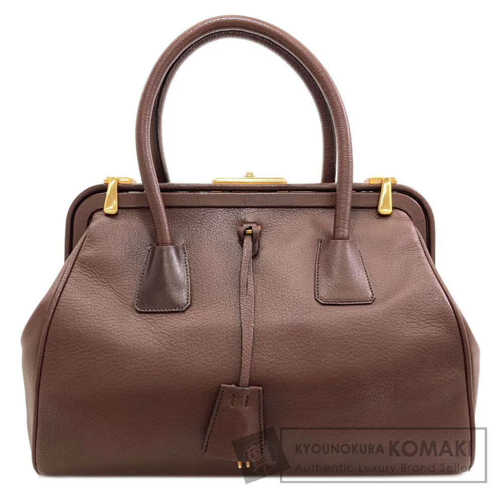Prada Doctors Bag Handbag Calfskin